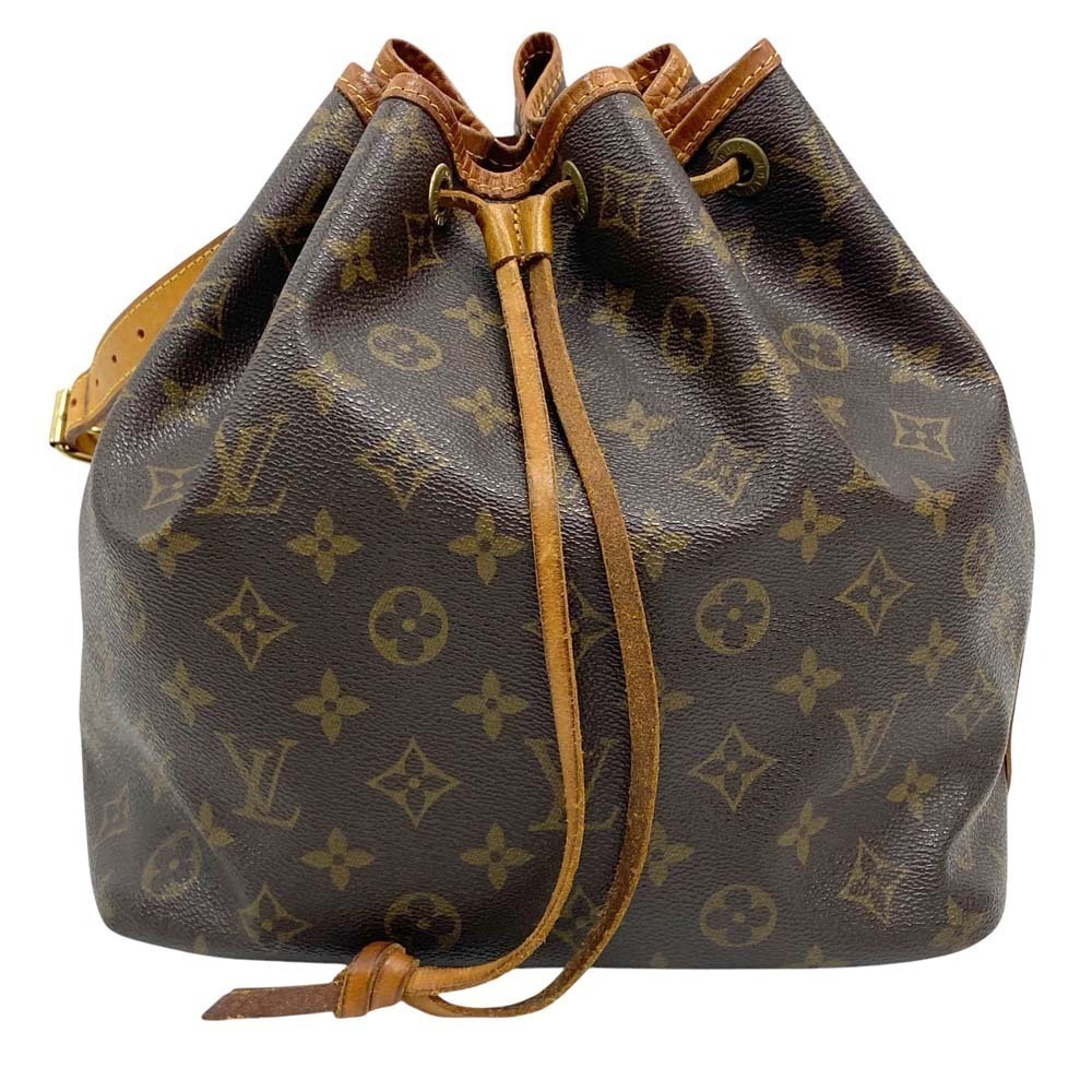 Louis Vuitton Shoulder Bag Brown Bucket